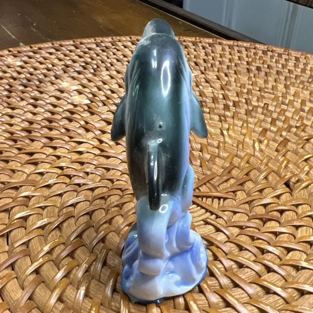Vintage Dolphin, Mermaid Decor, Old World Vintage, Rare, Gift , Miniature
